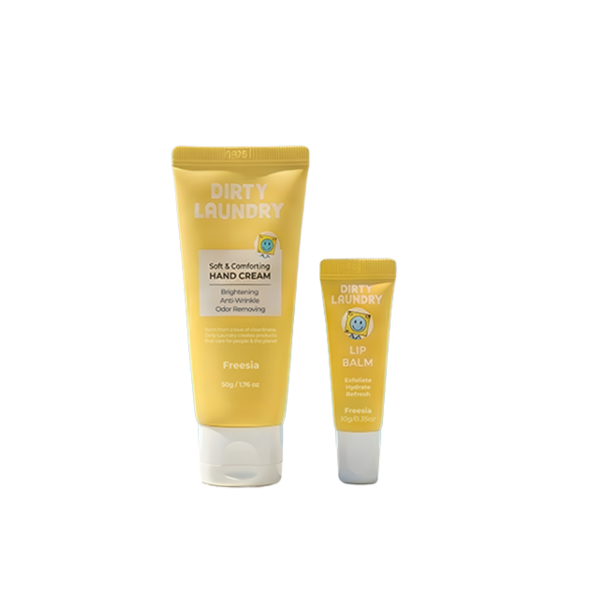 Dirty Laundry Freesia Lip Balm 10g + Hand Cream 50g Set